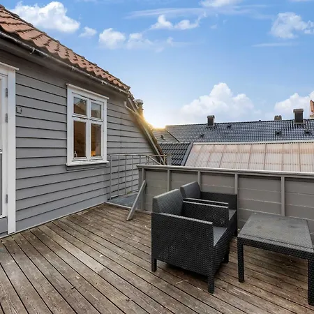Roof Terrace 3br - Unesco Bryggen And Floien Appartement Bergen